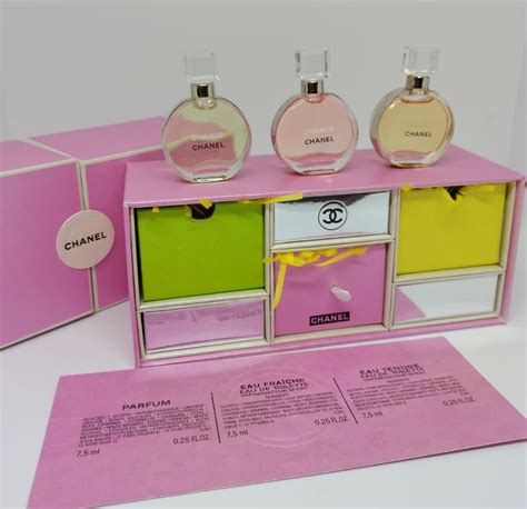 Chanel perfume miniatures set uk